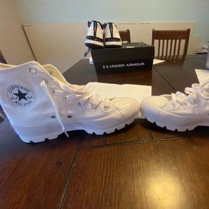 Converse Size 8 White (run big, so prob best for 8 1/2)